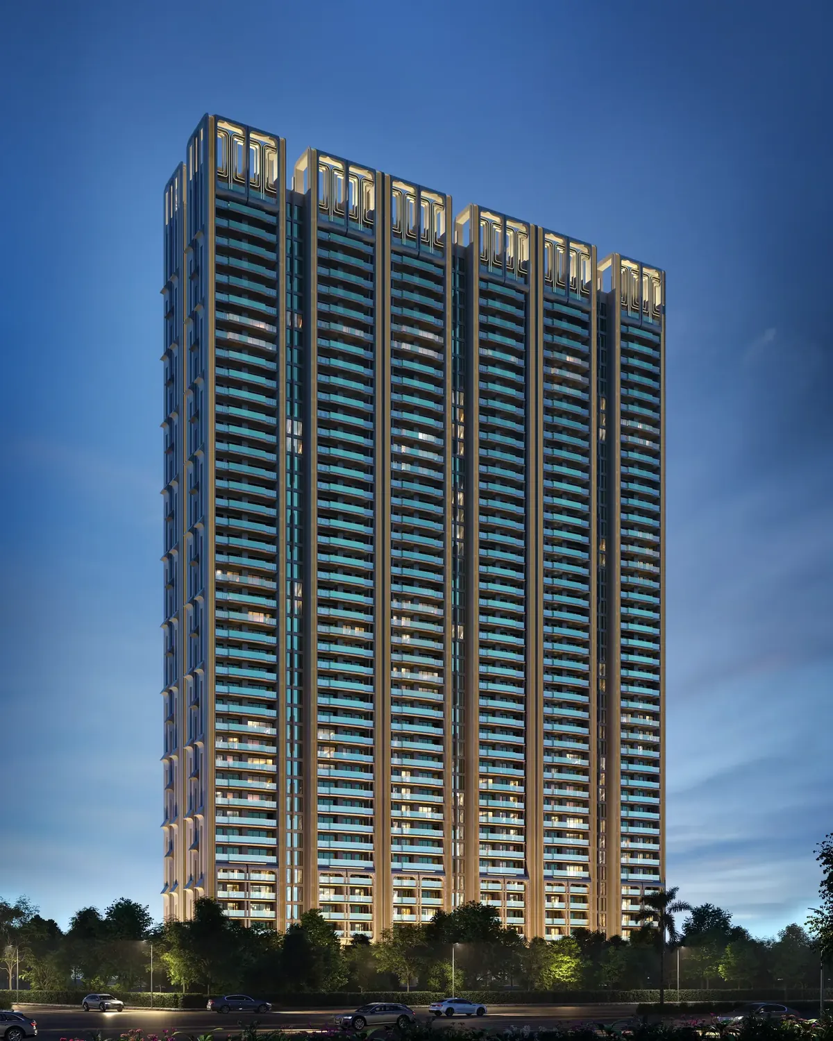 Architecture after dusk